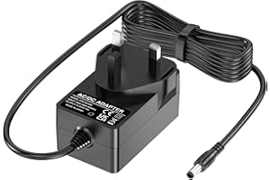 Qurzou 9V 2A Charger for Crosley Cruiser Portable Turntable Record Player CR8005A I II III Series Power Cord