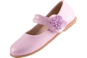 EIGHT KM EKM7063 Toddler Girls Dress Shoes Mary Jane Flats Princess Wedding Shoes Ballet Flats