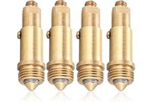 AIYVELU 4 Piece Pop-Up Basin Drain, Pop-Up Brass Bolt, Pop-Up Basin Drain Replacement, Brass Basin Drain and Bolt with Spring Mechanism for Most Sink Bathtub Basin Drain Plugs