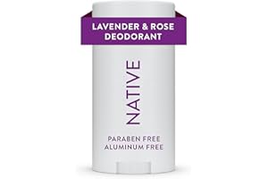 ‎NATIVE Native Dezodorant - Naturalny Dezodorant - Wegański, Bezglutenowy, Cruelty Free - Free of Aluminium, Parabens & Siarczany - Urodzony w USA - Lavender & Różowy..