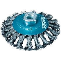 Makita D-39827 Kegelbürste 100 Mm – Verzinkter Stahldraht, M14 Gewinde, Zum Entrosten & Reinigen