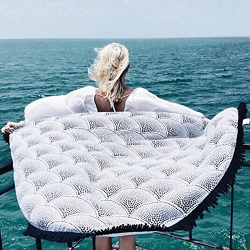 lzn 150cm Runder Strandtuch Yoga Matte Tapestry - 2