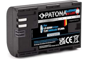PATONA Platinum LP-E6NH 2400mAh akumulator - z Infochip - Inteligentny system baterii - obecna generacja