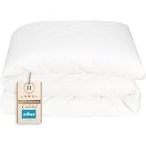 Zoller Duvet Cover 240 x 220 cm White &ndash; Practical Button Closure &ndash; Cotton &ndash; Washable up to 95 &deg;C &ndash; Hotel Quality