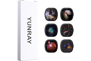 YUNRAY Galaxy Projector Disc – Diapositiva de proyector Ultra HD, Compatible con YUNRAY Galaxy Projector Pro y Modelos SKE-TKQ01 y BL-DQY02 (Pro Versión) – Juego de 6 Discos