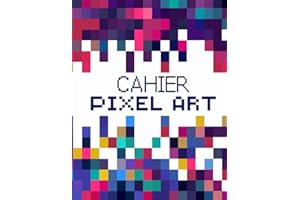 CAHIER PIXEL ART: Grand format 120 pages vierges quadrillées| Carnet pixel art |Cahier de dessin ou carnet de notes ... art pour enfants et adultes| Idée Cadeau