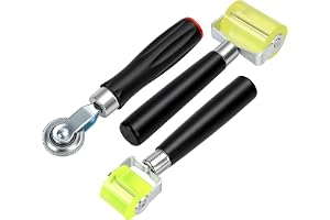 3 st silikontryckrulle, 3 mm/30 mm/50 mm tryckgummivalshjul, rullverktyg för bilstötdämpare, tapetpapperskanter, PVC-kantband