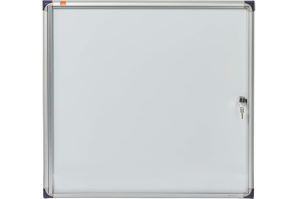 Nobo Vitrine d'Intérieur Magnétique 6xA4 – Extra-Plate (22mm) & Sécurisée (Clés) – Affichage Pro | Officiel & Administratif (Mairie, Bureau) - 1900847