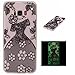 S8 Plus Hülle,Galaxy S8 Plus Hülle,Samsung S8 Plus Hülle,Samsung Galaxy S8 Plus Hülle,Samsung Galaxy S8 Plus Luminous Hülle Case,Cozy Hut Ultra Slim Dünn Silikon Luminous Silikonsoftshell TPU für Samsung Galaxy S8 Plus, Niedliche Cartoon Malerei,Premium Handy Tasche Schutz Hülle Case Cover Etui Strass Schutz schutzhülle Bumper Schale Silicone für Samsung Galaxy S8 Plus - Schwarzes Hochzeitskleid