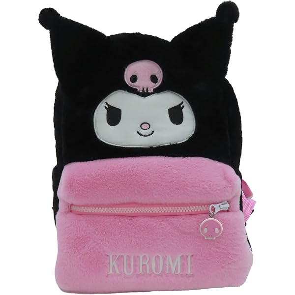 TOYBAGS Zaino prescolare Kuromi 3D - Cinghie regolabili per comfort tutto il giorno - Interno completamente foderato e personalizzato - Personaggio 3D - 30 X 24 X 8 CM