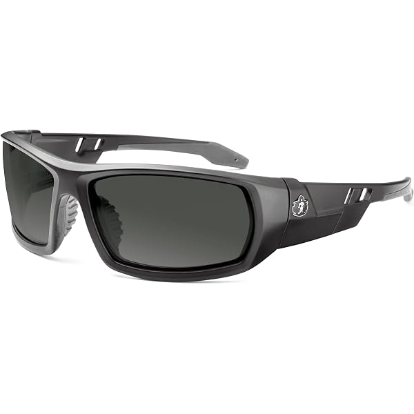 2 Pairs Epoch 3 Sport Sunglasses - Black Frame With Amber & Smoke Lenses, 100% UV Protection - View #3