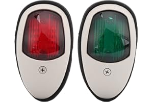 Les-Theresa 2PCS 10‑30V Luz de navegación para barco LED Lámpara de advertencia de señal Universal para pontón Yacht