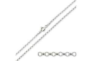 CHRISTOPHER JAMES OF LONDON CJoL - Solid 925 Sterling Silver 2mm Wide Belcher Chain In Simple Gift Bag (available in 14" to 30")