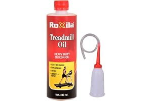Roxila High Viscosity Pure Silicone Treadmill Lubricant Oil for Belt with Oil Dispenser (300 ml)
