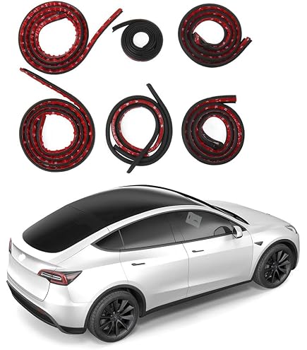 Joint Porti√®re Caoutchouc Pour Tesla Model Y 2025 – Protection Anti-Bruit Et √âtanch√©it√© - 8