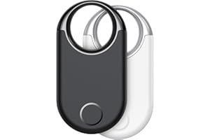 HENDARI Smart Air Ttacker Tags Traceur Lot de 2, Finder Tag Traceur 5.3 Bluetooth iOS, Localisateur d'Objets Wallet Tracker Compatible avec Find My pour Valises Portefeuilles Clés, Batterie remplaçable​.