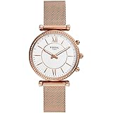 Fossil Femme Analogique Quartz Montre Connectée avec Bracelet en Cuir  FTW5023 : Amazon.fr: Montres