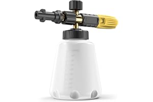 OHAYORI Lanza De Espuma De Nieve Para Lavadora A Presión Karcher K2 K3 K4 K5 K6 K7, Cañón De Espuma De Repuesto, Conexión Mejorada Y Dispensador De Jabón De Cuello Ancho, Boquilla De Pulverización Ajustable