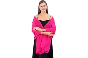 Cckuu Women Chiffon Scarves Elegant Big Size Lightweight Fashion Scarves Shawl Wraps for Spring Autumn Wedding Party