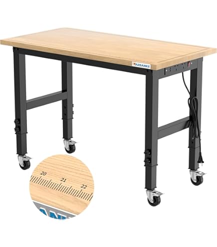 Banco Da Lavoro Con Pannello 121x61x93/150H - Ideale Per Fai Da Te E Professionisti - Foto 11