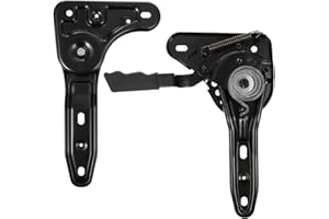 VICASKY 180° Chair Tilt Mechanism Replacement - Heavy Duty Metal Angle Adjuster for Office & Gaming Chairs, Black Universal Recliner Spare Part with Installation Guide