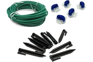 Auto-Mow 5m Robot Mower Garden Boundary Cable Repair Kit 2.7mm Ground Pegs & Connectors