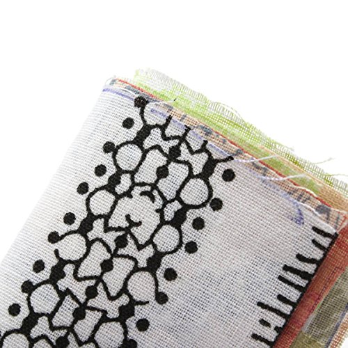 KING DO WAY 60 Stueck Stoffpaket Stoffreste Stoffpaket Patchwork Stoffe Reste Baumwolle DIY 10cm x 10cm - 2