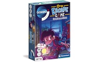 Clementoni Escape Game - Die verlassene Schule - Gesellschaftsspiel zum Knobeln & Rätseln inkl. Hinweiskarten und Requisiten - Familienspiel ab 8 Jahren 59228