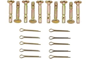 Rotary 5549 Lot de 10 goupilles de cisaillement et goupilles fendues pour souffleuse à neige