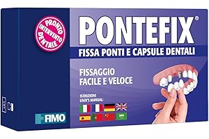 Pontefix - Cemento dentale fisso ponti, capsule dentali e denti a perno