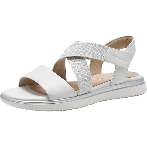 Tamaris Sandale de damă din piele cu platformă Tamaris Comfort 88310-20