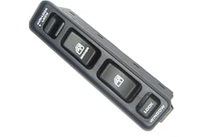 Twowinds - Interruptor Elevalunas 37990-60A00 Compatible con Suzuki Vitara (1988-2005) - Botonera Ventanilla - Botón Ventana