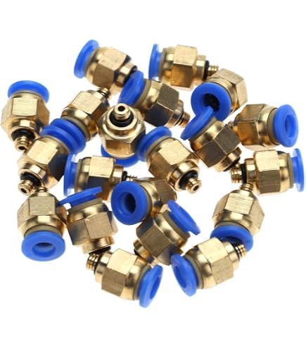 Vanne Pneumatique Manuelle HVSF – Raccord 1/4", Pour Tuyau PU 6mm OD, Pression 0-1.0 MPa - 11