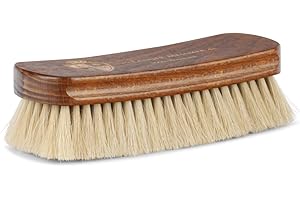 LANGER & MESSMER EXKLUSIVE SCHUHMODE HEIDELBERG Langer & Messmer Shoe Brush | Polishing Brush Made Of Horsehair For Polishing Your Shoes (white)
