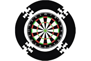 Mailfull Protection Murale Flechette Anneau De Protection pour Cible De Fléchettes Protecteur de Mur d'Entourage de Cible de Fléchettes d'Épissure