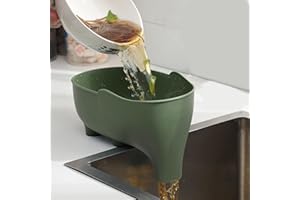 BISET Vidange D'éléphant, Crépine Vidange D'angle En Forme D'éléphant, Panier D'évier Vidange Multifonctionnel Nettoyant Les Passoires D'aliments Pour Fruits