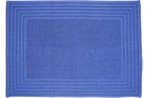 BARCELÓ TEXTIL Barceló - Alfombra baño Diamante - 50x70 cm - Color Azulón