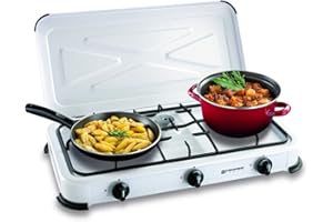 KEMPER Hornillo de gas 3 fuegos