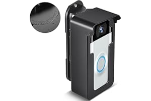 COTINSE Einstellbare Winkel Halterung 45-135° Kompatibel mit Video Doorbell Wired/Pro-Pro2/4/3 Plus/3/2/1/Akku) Anti-Diebstahl Regenfest Kamera Video Türklingel Winkelhalter Kamera Video Doorbell Zubehör