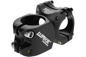 Hominas Vástago de Bicicleta Vástago Corto de Bicicleta de Aleación de Aluminio de 25,4 Mm Elevador de Vástago de Manillar de Bicicleta de Montaña de Carretera para Bicicleta de Montaña