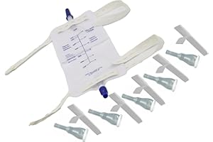 TOPMED ETS Complete Kit Urinary 5 Days 5 Condom Catheters External Self-Sea + Leg Bag 750ml + Straps
