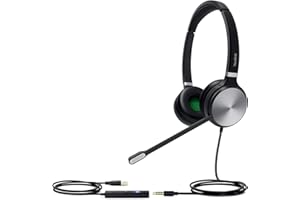 Yealink Zestaw słuchawkowy USB UH36 Dual UC, czarny