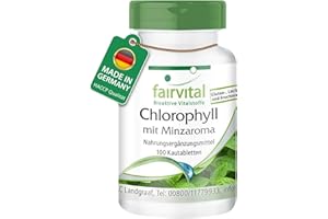 ‎FAIRVITAL Fairvital | Chlorophyll Tabletten mit Minzaroma - 100 Kautabletten - VEGAN