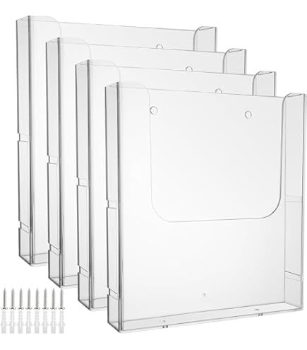 Helit Tischaufsteller 'the Presenter' DIN A4 Hoch - Glasklarer Prospekthalter