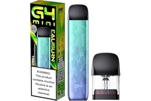 SURVIVAL BOYZ Uwell Caliburn G4 Mini Vape Kit (Peafowl Emerald) - 12 Colours to choose from - 35W /1100mAH 58 Min Full Charge, Top Filling Pod, Compatible will all Uwell Caliburn G3 and G4 Pods - No Nicotine