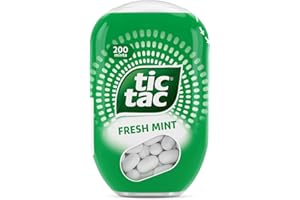 Ferrero tic tac Fresh Mint – drażetki o smaku mięty – 8 x 98 g opakowania