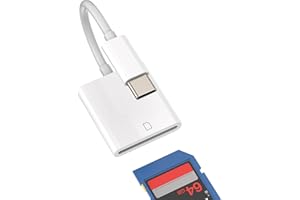 ZOYUZAN Adaptateur Lecteur Carte SD USB C Type Mémoire Externes Thunderbolt 4 SD Card Reader Adapter Compatibles pour Samsung Huawei Xiaomi Redmi Apple iPhone 15 Pro Max Plus iPad Pro Air Mini Macbook