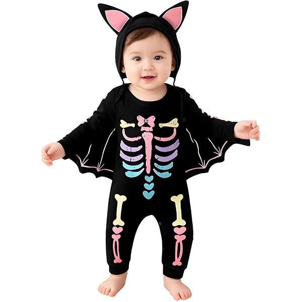 Déguisement Frankenstein Bébé – Funidelia – Noir, 6-12 Mois – Combinaison + Bonnet – Halloweeen Carnaval
