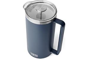 YETI Rambler Cafetière à piston, Cafetière pression, bleu marine, 1,8 l