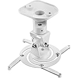 deleyCON Universal Beamer Projektor Deckenhalterung +-25° Neigbar - 360° Schwenkbar - bis 15Kg - Deckenabstand 220mm…